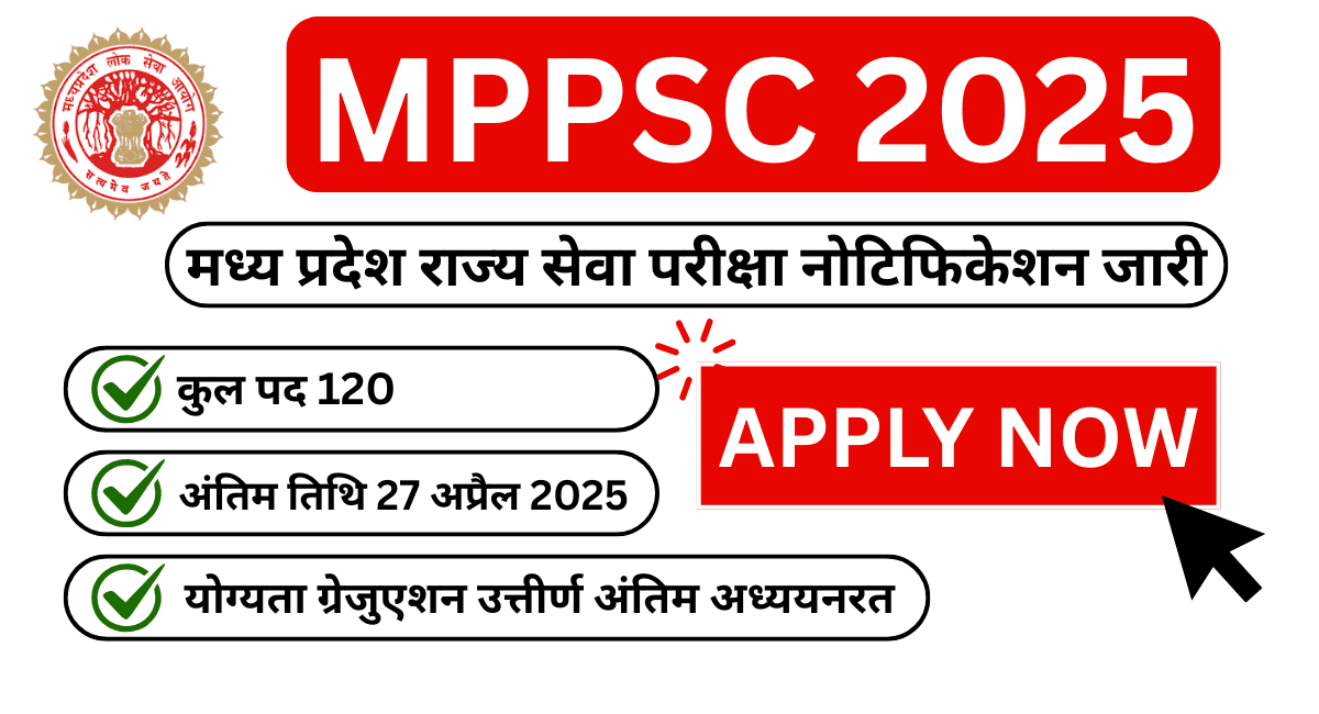मध्य प्रदेश (MPPSC) भर्ती 2025: ऐसे करें ऑनलाइन आवेदन